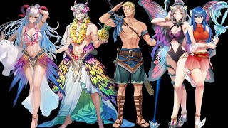 Fire Emblem Heroes: Voice Clips - Summer's Dream (Freyja, Freyr, Ogma, Caeda Plumeria Duo)