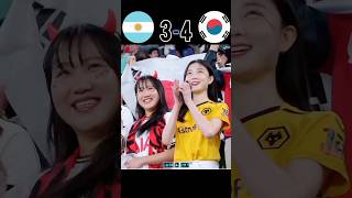 Korea 🆚 Argentina imaginary world cup semi final 2026 #youtube #football #soccer