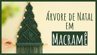 🎄Faça Sua Própria ÁRVORE de NATAL em MACRAMÊ!🎄