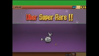 150 Catfood = 1 Uber Super Rare. Very Funny  The Battle Cats