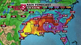 Forecast for Central Alabama. Webcast 8/27/17