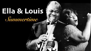 Ella Fitzgerald \u0026 Louis Armstrong - Summertime, 1959 (tłumaczenie radiowe)