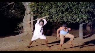 Balakrishna Tortures Shankar Nag | Moogana Sedu Kannada Movie Scene | Manjula | Udayakumar