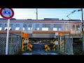 jr東海道本線【№420】浜小路踏切・走行・通過映像（島田駅⇔六合駅）静岡県島田市高砂町（鉄道・旅客・列車・電車）