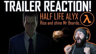 Half Life Alyx Gameplay Trailer Reaction - TRAILER REACTION - HALF LIFE VR 💥😍