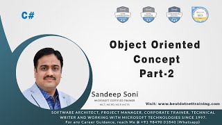 C# - Oops | Object Oriented Concepts Part-2