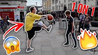 STREETBALL PLAYER CONMAN GOES 1 ON 1 WITH THE PUBLIC