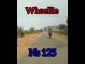 Wheelie Dangerous😱 On Ns 125 | #shorts