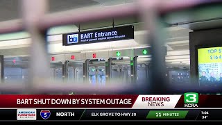 BART system abruptly shuts down, stranding commuters