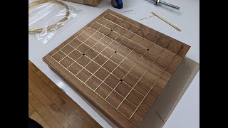 Making a 9x9 Metal Inlay Go Board