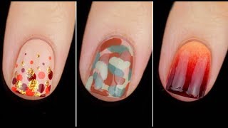 5 Quick Easy Fall Nail Art Designs || KELLI MARISSA