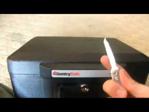 How to pick the lock on a sentry safe How to pick the lock on a sentry safe