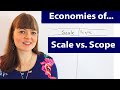 Economies of Scale vs Economies of Scope