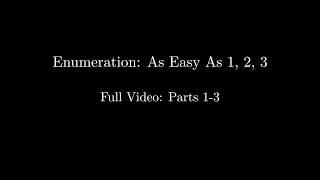 Enumeration - Full Series