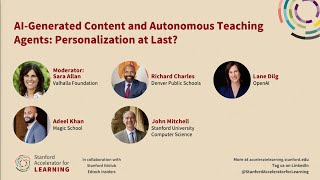 AI-Generated Content and Autonomous Teaching Agents: Personalization at Last?