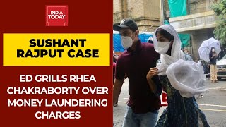 Sushant Rajput Case | ED Quizzes Rhea Chakraborty In Mumbai: Exclusive Video