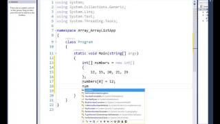 ASP.NET Tutorial (array List)