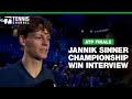 Jannik Sinner Reacts to Year-End Title 🏆 Looks Ahead to 2025 | 2024 ATP Finals Championship