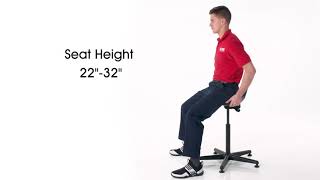 Sit/Stand Work Stool