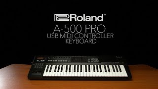 Roland A-500 Pro USB MIDI Controller Keyboard | Gear4music