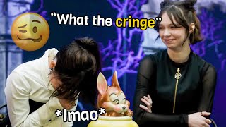Emma Myers being in a panic w/ Jenna Ortega 2 minutes straight | Part 2