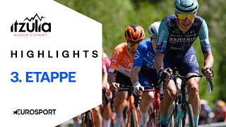 Spannung rund um Basauri | Highlights deutsch | 3. Etappe Baskenland-Rundfahrt 2026