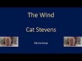 Cat Stevens   The Wind  KARAOKE