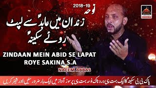 Noha - Zindaan Mein Abid Se Lapat Roye Sakina s.a - Naeem Abbas - 2018 | Noha Bibi Sakina