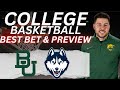 Baylor Bears vs UConn Huskies Picks, Predictions and Best Bets | College Basketball Bets For 12/4/24