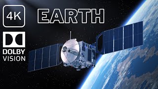4K UHD   Earth from Space & Space Wind Audio   relaxing, meditation, nature