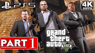 GTA 5 PS5 Gameplay Walkthrough Part 1 FULL GAME [4K 60FPS RAY TRACING] -  No Commentary