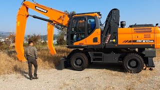 doosan dx210wa-mh01 신차 수출장비 구경하기 출발-대한민국  도착지- 에콰도르 만타