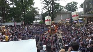 令和６年　北澤八幡神社例大祭　新野睦　宮入り