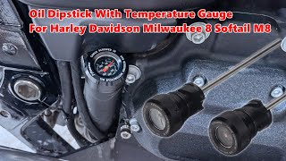 Oil Dipstick With Temperature Gauge For Harley Davidson Milwaukee 8 Softail M8 2018-2021