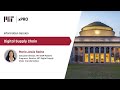 Information session on MIT xPRO’s Digital Supply Chain program