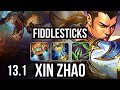 FIDDLESTICKS vs XIN ZHAO (JNG) | Rank 3 Fiddle, 10/1/12, Legendary | EUW Challenger | 13.1