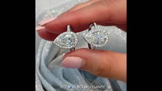 Diamonds VS Moissanite Engagement Rings: Pear Shapes