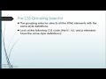 CSS Selectors-Universal Selector,Grouping Selector