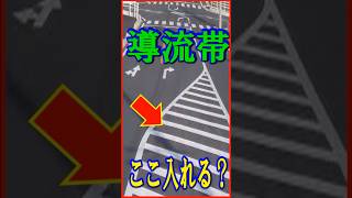 ゼブラゾーン・導流帯は通行できるか、交通事故のときはなどについて解説します。#導流帯#ゼブラゾーン