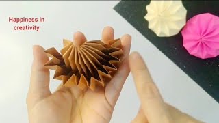 How to Fold Origami Paper Diamond | Easy Paper Craft | Paper Decoration | Diy Paper Gems