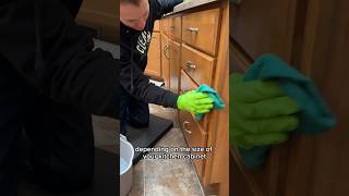 The EASIEST Way to Clean Your Kitchen Cabinets | Day 2 Spring Cleaning Spree 202