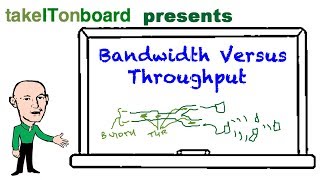 What is the difference between bandwidth and throughput?