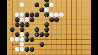 白棋看上去似乎是联络的棋型，如何才能放大白型的缺陷呢 4k