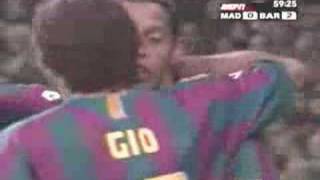 Gol de Ronaldinho contra Real Madrid (1) con Narracion ESPN