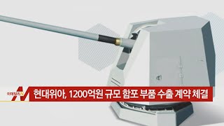 [이데일리N] 현대위아, 1200억원 규모 함포 부품 수출 계약 체결 外