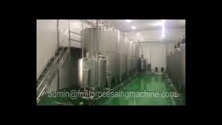 Fruit vinegar and fruit wine processing line