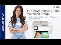 HP Envy inspire 7955e wireless setup | Connect your HP Envy inspire 7955e to a WiFi network