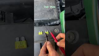 How to  test Fuse with Automotive multimeters#carrepair #cartool #carrepairtips #carcare #autotools