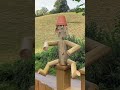 wooden garden ornament mygardenpals