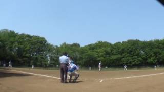 2016年5月22日　みつわ台第二公園　大嶽　1本目　ホームラン